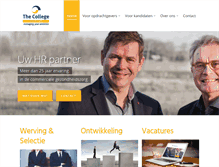 Tablet Screenshot of collegehealthcare.nl